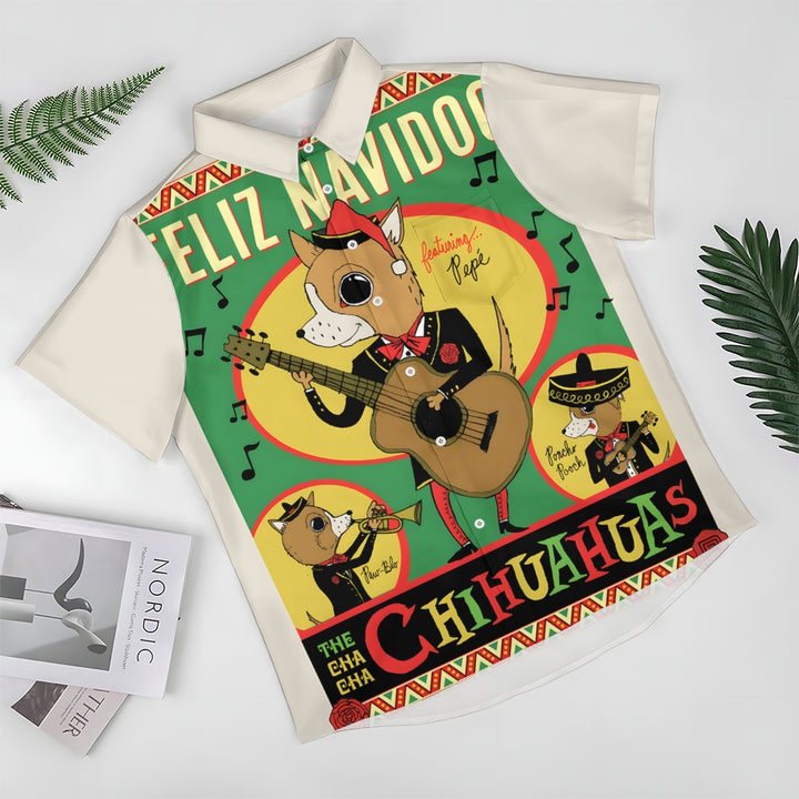 Men's Hawaiian Casual Short Sleeve Shirt 2412011030