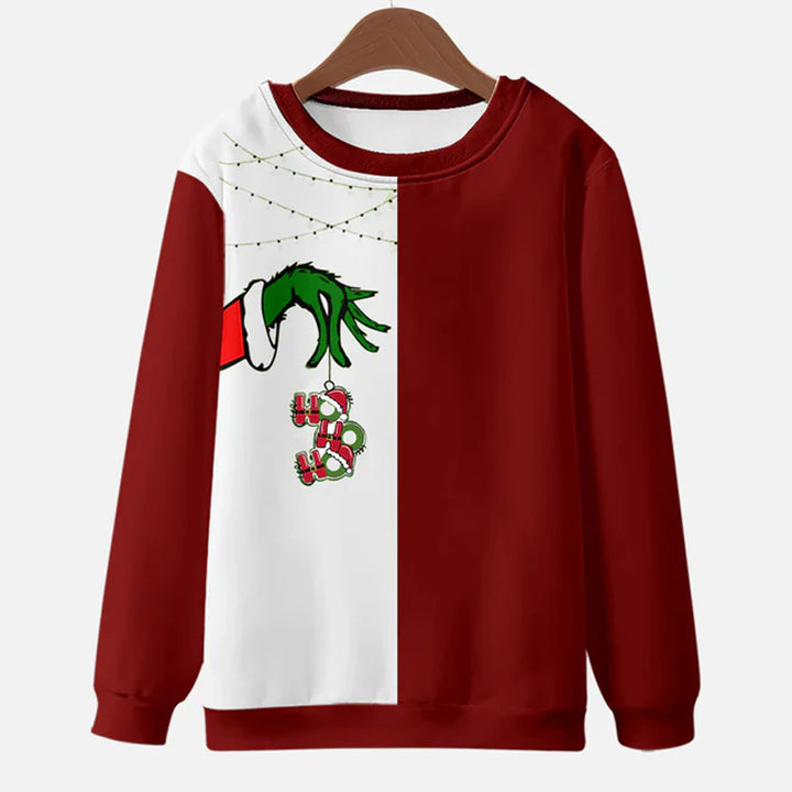 Men's Christmas Grinch Printed Sweatshirt 2412000577