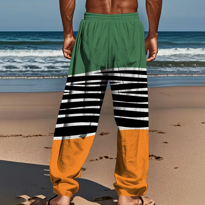 Men's Retro Casual Loose Fit Straight Leg Pants 2412001830