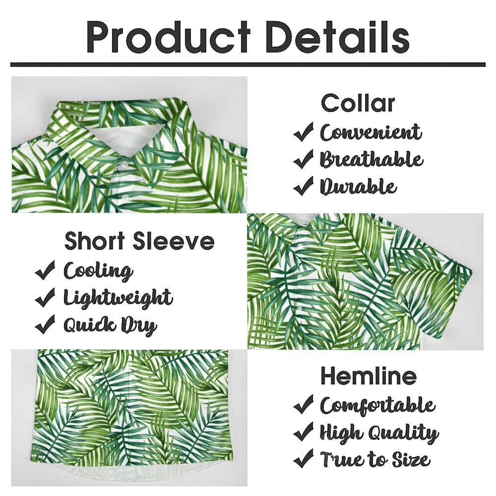 Men's Hawaiian Casual Short Sleeve Shirt 2411013102