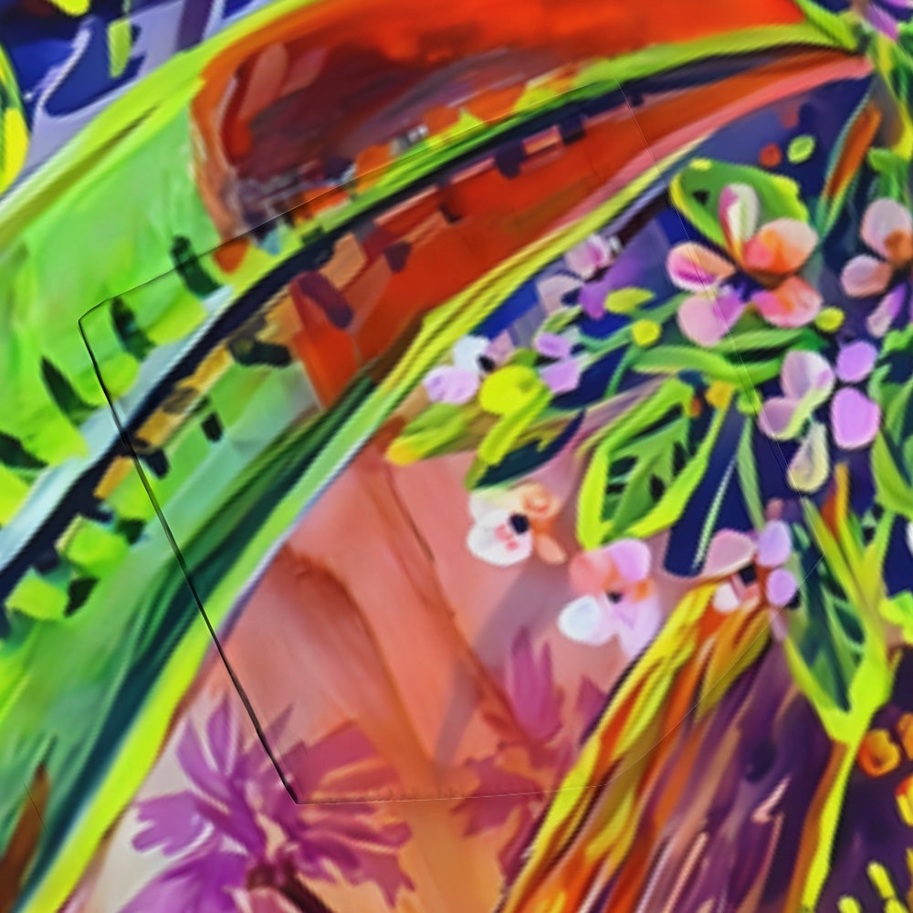 Toucan TIKI Art Printed Casual Large Size Short Sleeve Shirt 2407000601