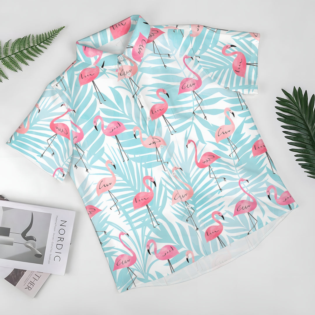 Men's Hawaiian Casual Short Sleeve Shirt 2404001607