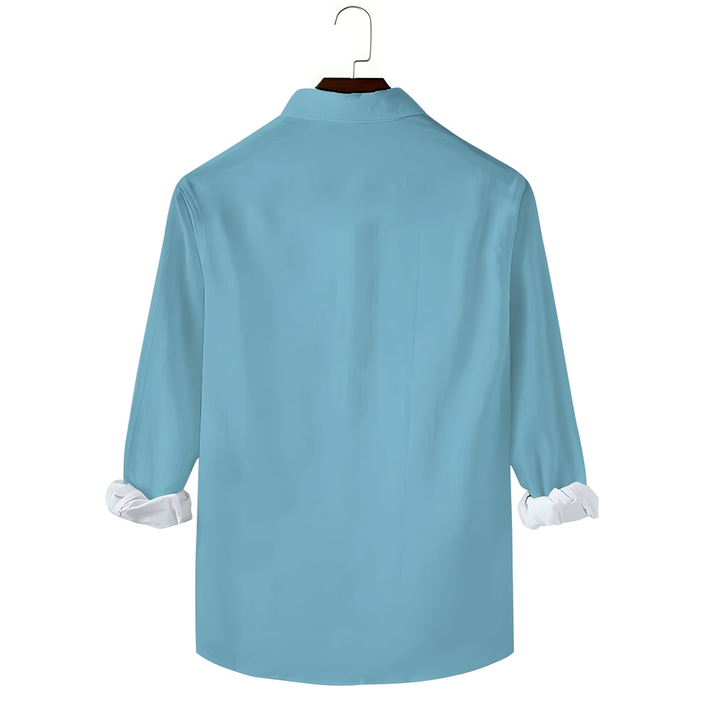 Men's Christmas Creative Design Long Sleeve Shirt