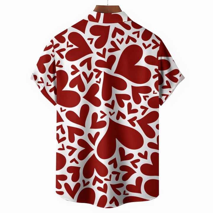 Valentine's Day Love Gift Short Sleeve Shirt 2501001721