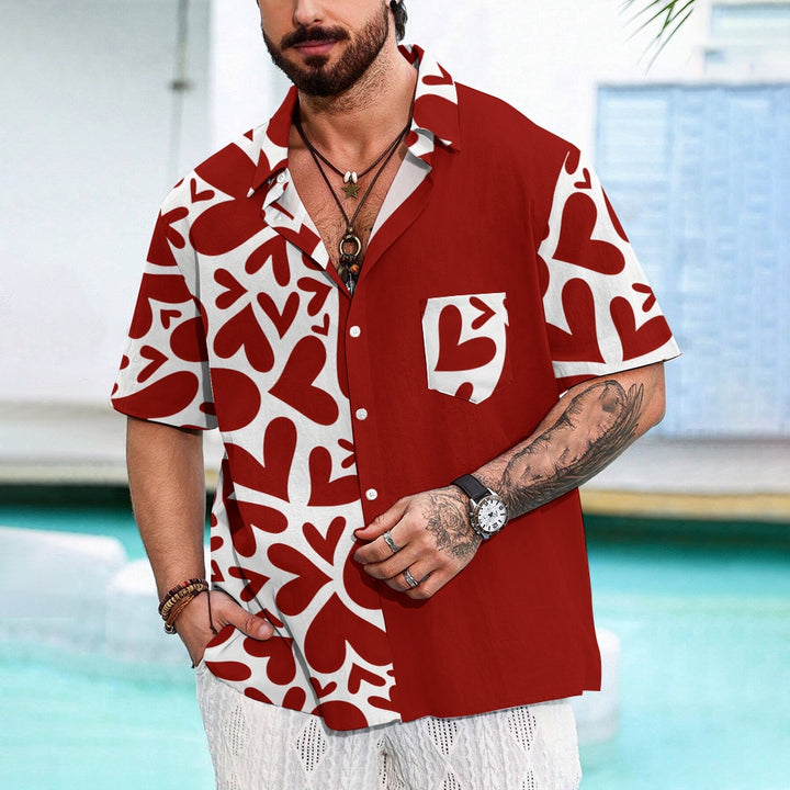 Valentine's Day Love Gift Short Sleeve Shirt 2501001721