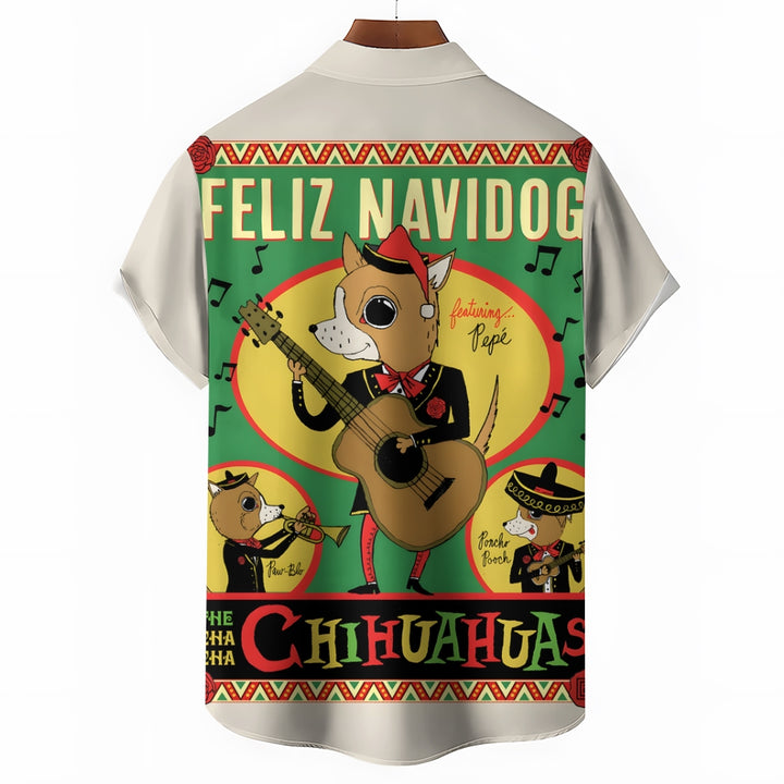 Men's Hawaiian Casual Short Sleeve Shirt 2412011030