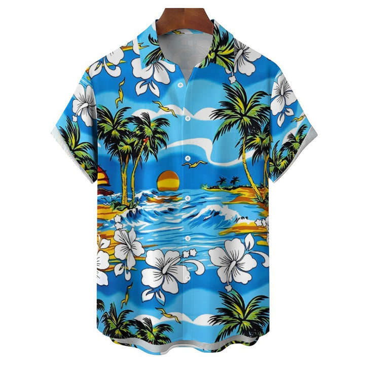 Men's Hawaiian Casual Short Sleeve Shirt 2310000578