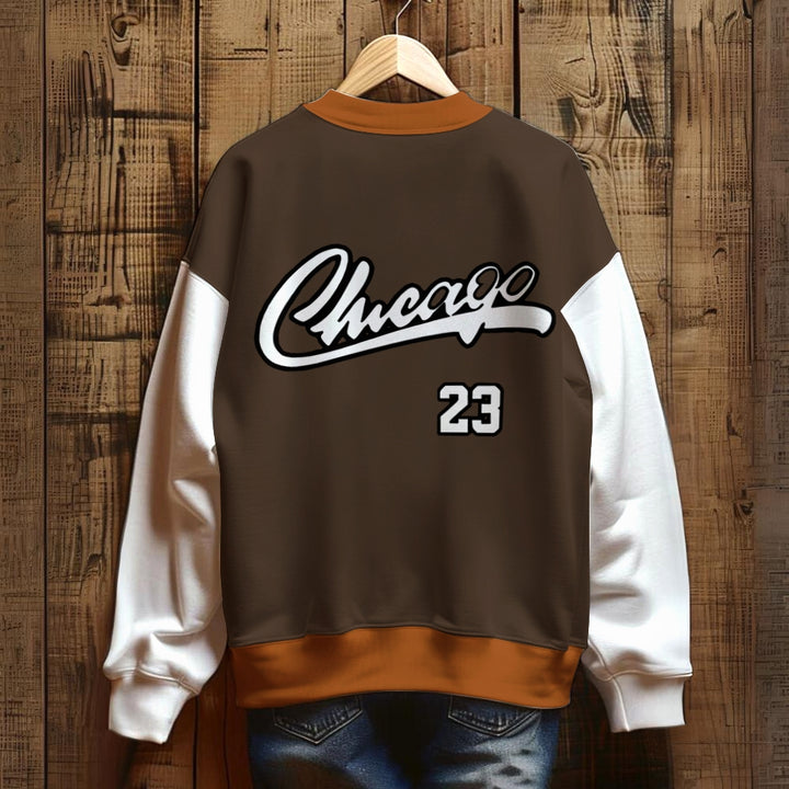 Men's Sportswear Colorful Chicago 23 Printed Sweatshirt