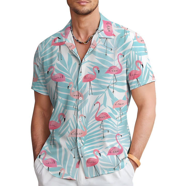 Men's Hawaiian Casual Short Sleeve Shirt 2404001607