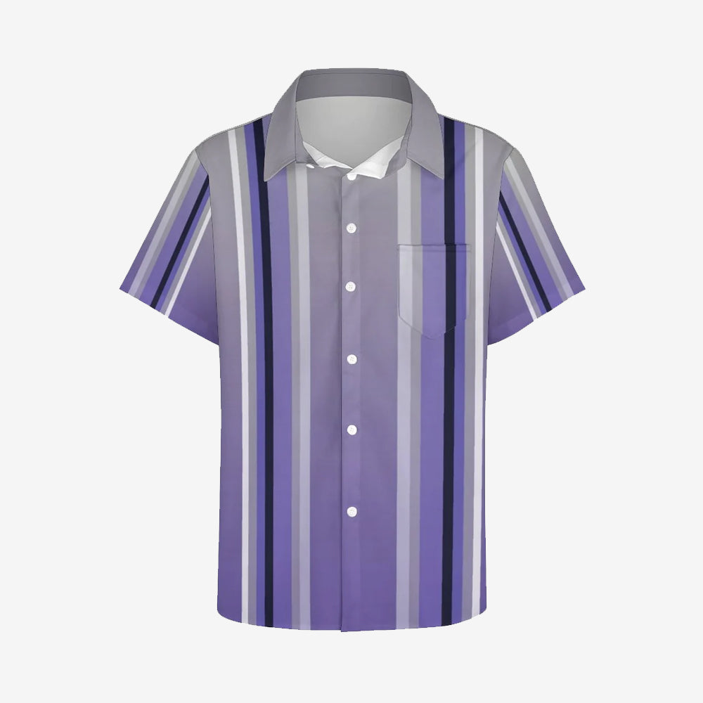 Men's Hawaiian Print Resort Shirt 2305100186