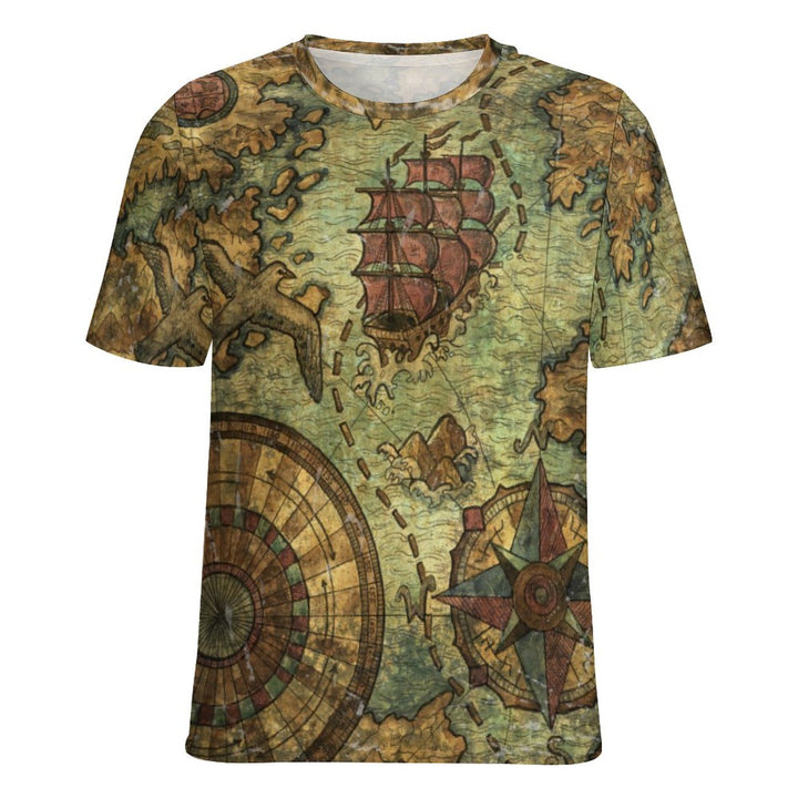 Age of Sail Casual Round Neck T-Shirt 2308101050
