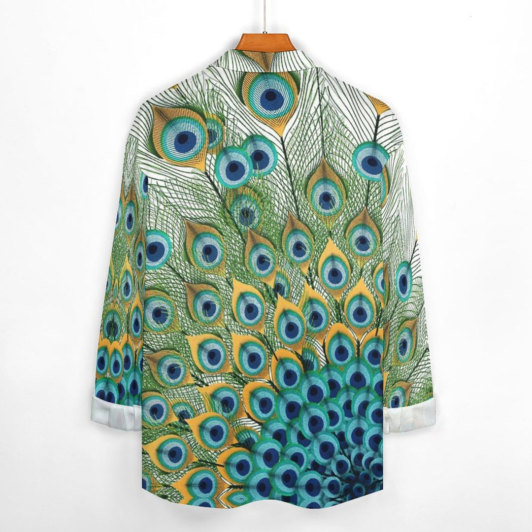 Peacock Casual Printed Long Sleeve Shirt 2310000173
