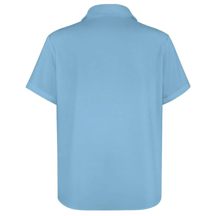 Men's Casual Chest Pocket Short Sleeved Shirt 2309000873