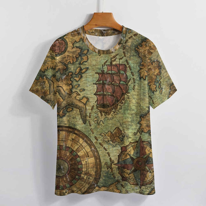 Age of Sail Casual Round Neck T-Shirt 2308101050