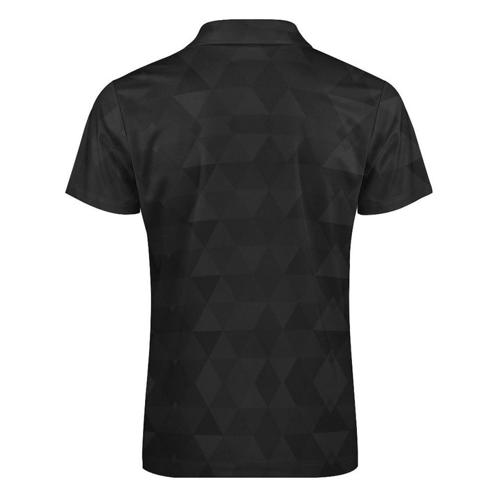 Men's zipper short-sleeved fashion full-printed Polo shirt 2305101274