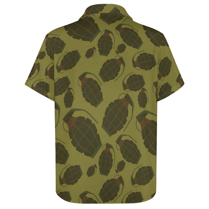 Grenade Chest Pocket Short Sleeve Shirt 2310000249
