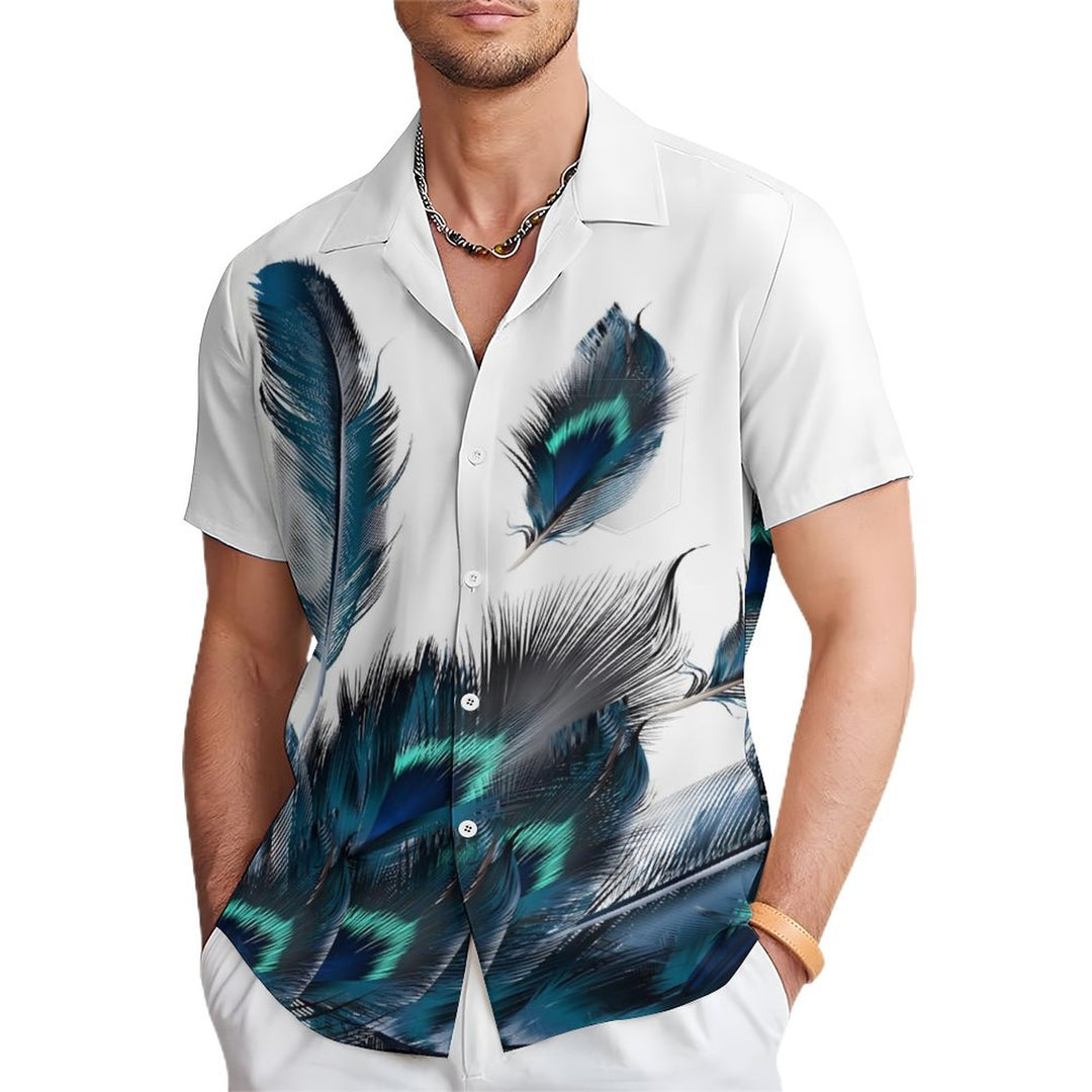 Men's Hawaiian Casual Short Sleeve Shirt 2312000337