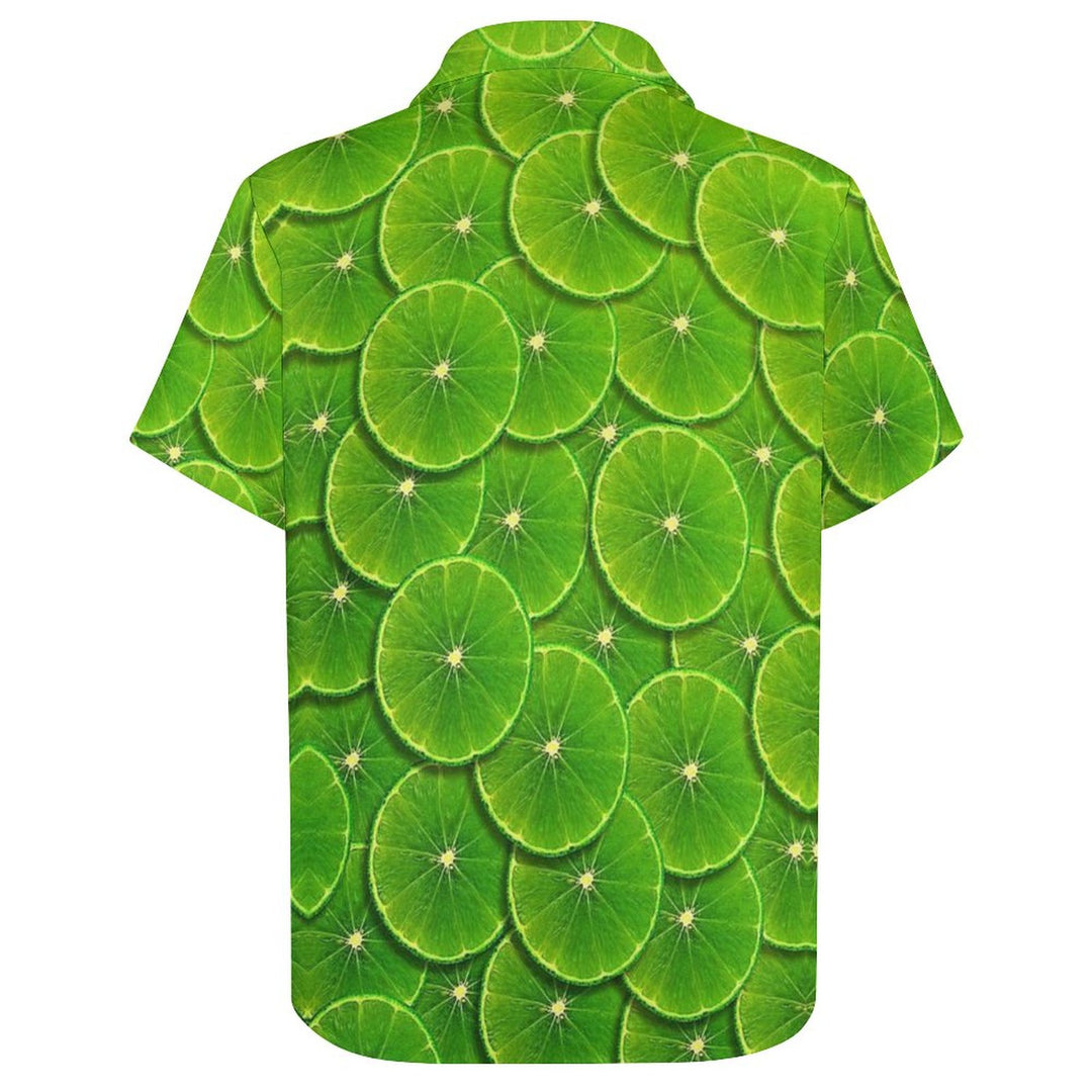 Fruit Casual Chest Pocket Short Sleeve Shirt 2308100855