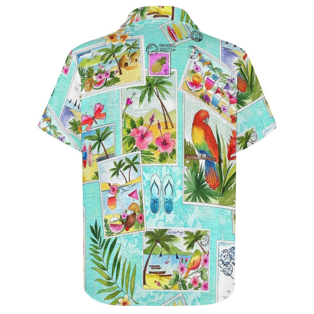 Men's Hawaiian Casual Short Sleeve Shirt 2310000421