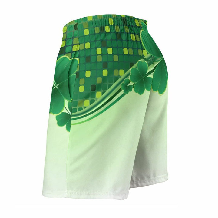 Men's St. Patrick's Day Shamrock Beach Shorts 2401000152