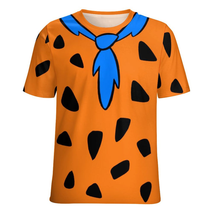 Men's Round Neck Cartoon Character Casual T-Shirt 2312000386