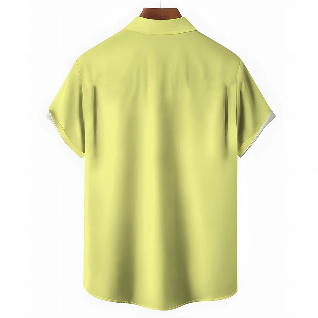 Men's Hawaiian Casual Short Sleeve Shirt 2401000236