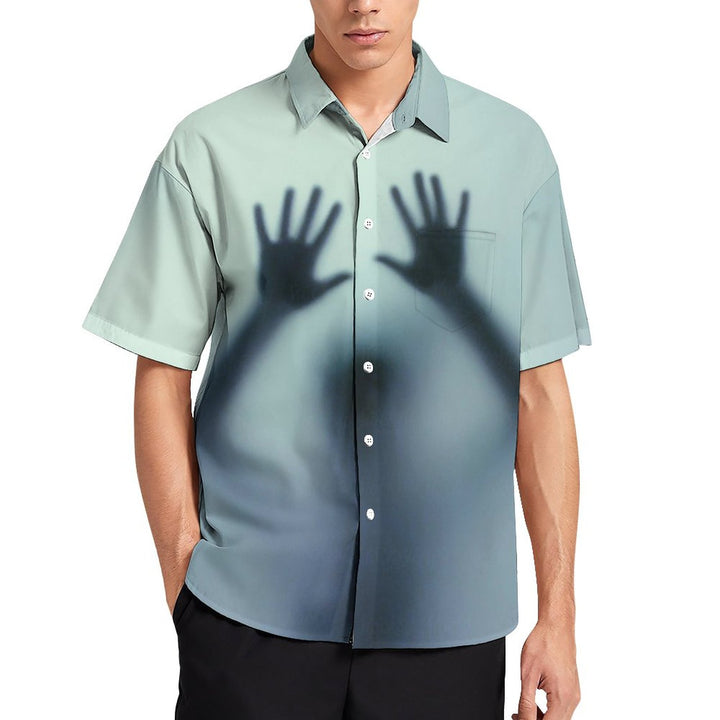 Men's Art Print Casual Fashion Short Sleeve Shirt 2307101489