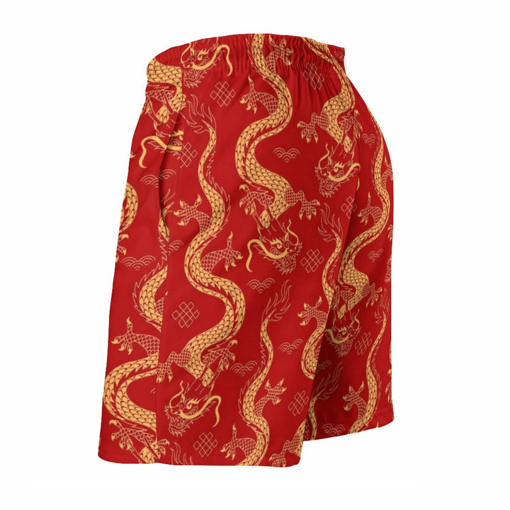 Men's New Year For The Year Of The Dragon Limited Edition Sports Beach Shorts 2312000418