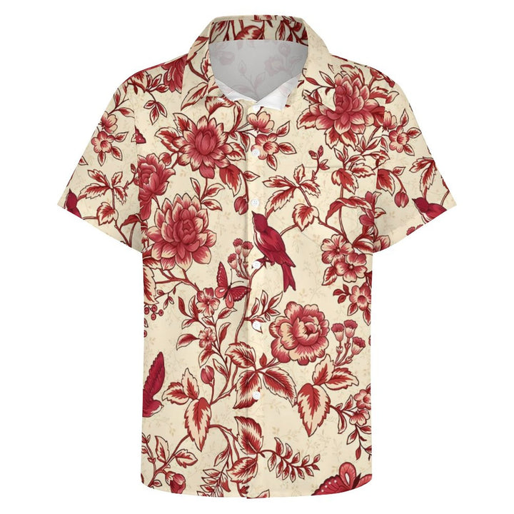 Men's Hawaiian Casual Short Sleeve Shirt 2312000338