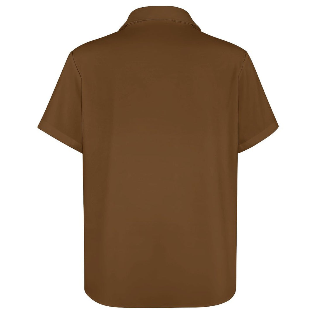 Turkey Casual Chest Pocket Short Sleeved Shirt 2310000224